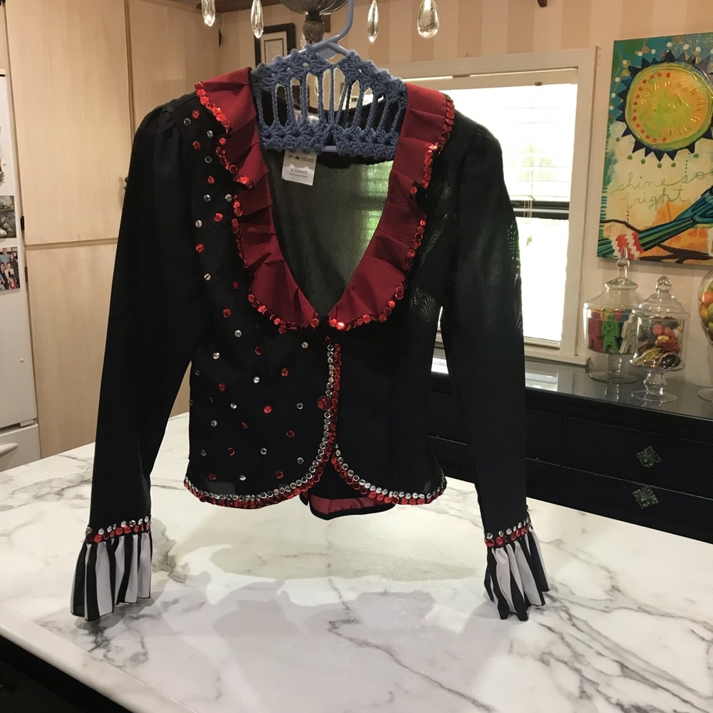 Halloween 3 piece costume.  Jacket, pant, skirt. See photos.